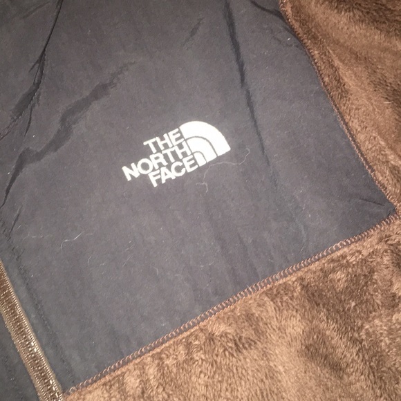 brown fur north face jacket - Picture 2 of 4